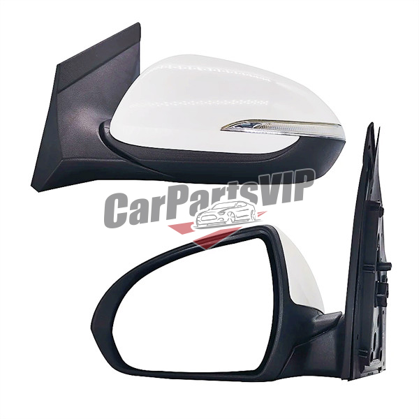 LH:87610-F9110, RH: 87620-F9110, Mirror Assy ,Outer Rearview, Hyundai Accent 2016 Rearview Mirror With Led Singan Lamp