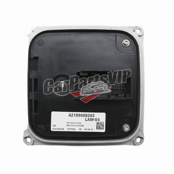 A2189009203, Headlight Ballast Control Module for Mercedes-Benz, Mercedes-Benz ML63 ML300 ML320 ML350 ML400 SL63 SL350 SL500 CLS350 CLS63 Headlight Ballast Control Module