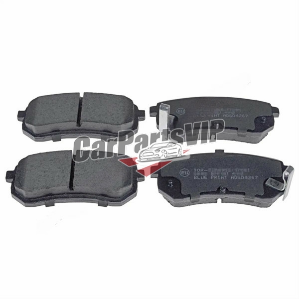 58302-07A00, 58302-0XA00, Rear Axle Brake Pad for Kia, Kia / Kia (DYK) / Hyundai / Hyundai (Beijing) Rear Axle Brake Pad