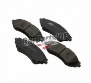 96281937, Front Axle Brake Pad for Chevrolet, Chevrolet / Pontiac / Daewoo / SAAB Front Axle Brake Pad