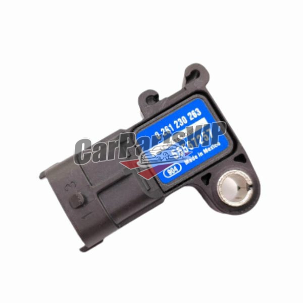 0261230263, 55567257, Manifold Absolute Pressure Sensor MAP for Chevrolet Cruze Trax Buick Encore 1.4L