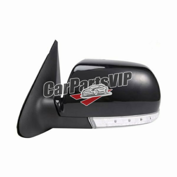87610-2B510, 87610-2B560, 87610-2B600, 87620-2B510, 87620-2B560, 87620-2B600, Left Right Power Blinker Heated Folding Side Mirror for Hyundai Santafe 2008-2011
