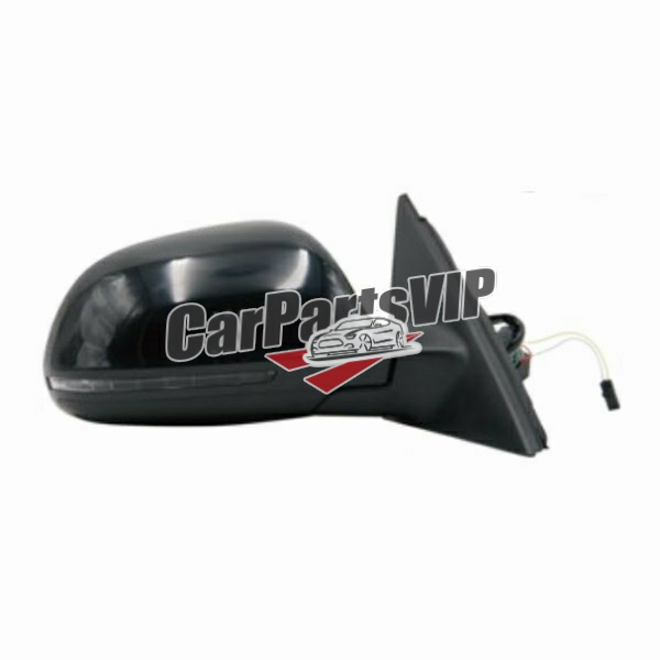 8K1-857-409, 8K1-857-410, Left Right Power Heated Blinker Side Mirror for Audi A4 2009-2012